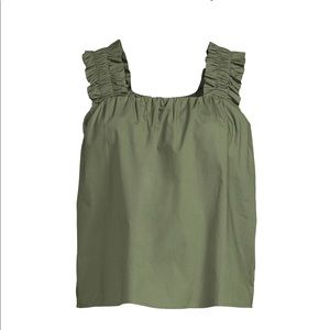 NWT Ruffle Strap Top